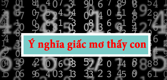 Ý nghĩa giấc mơ thấy con số