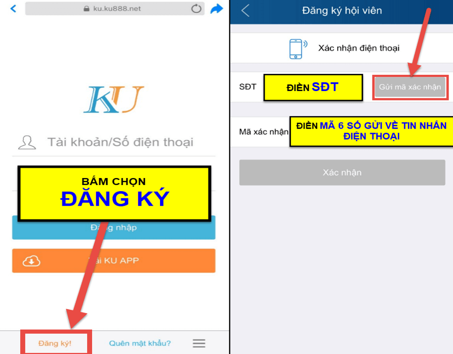 Đăng ký tài khoản KUBET chơi xóc đĩa trên mobile