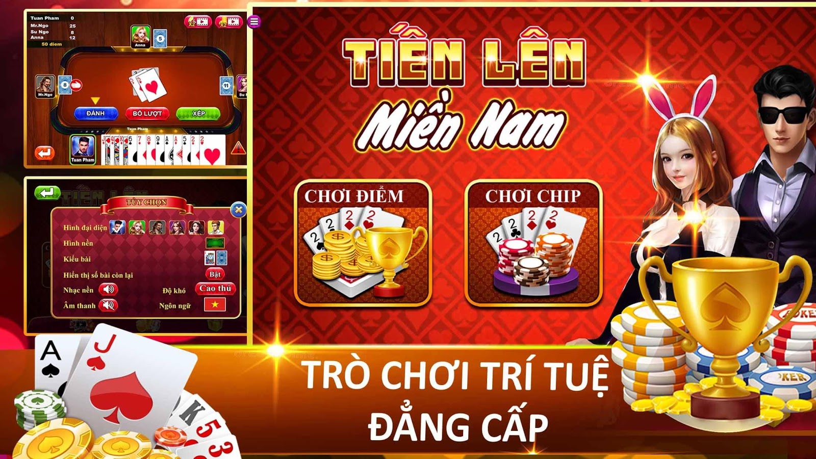 tiến lên đếm lá đổi thưởng