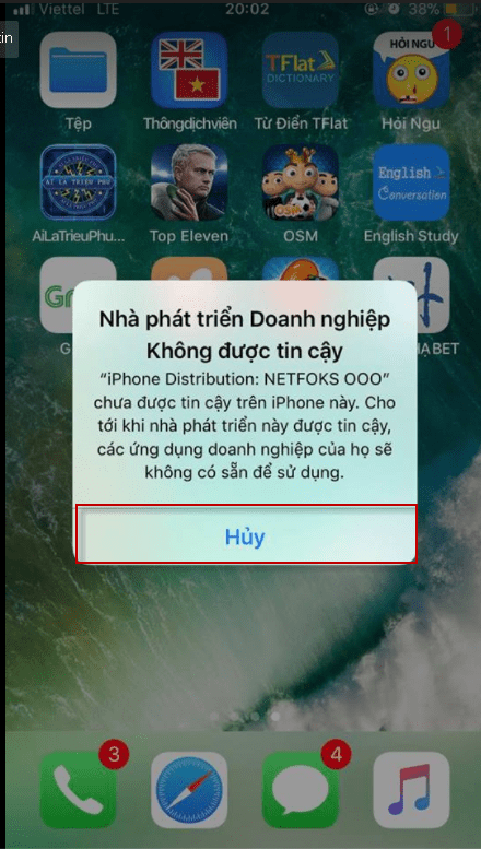 Click download App KU Casino trên iOS